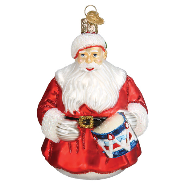Norman Rockwell Iconic Santa Ornament Old World Christmas