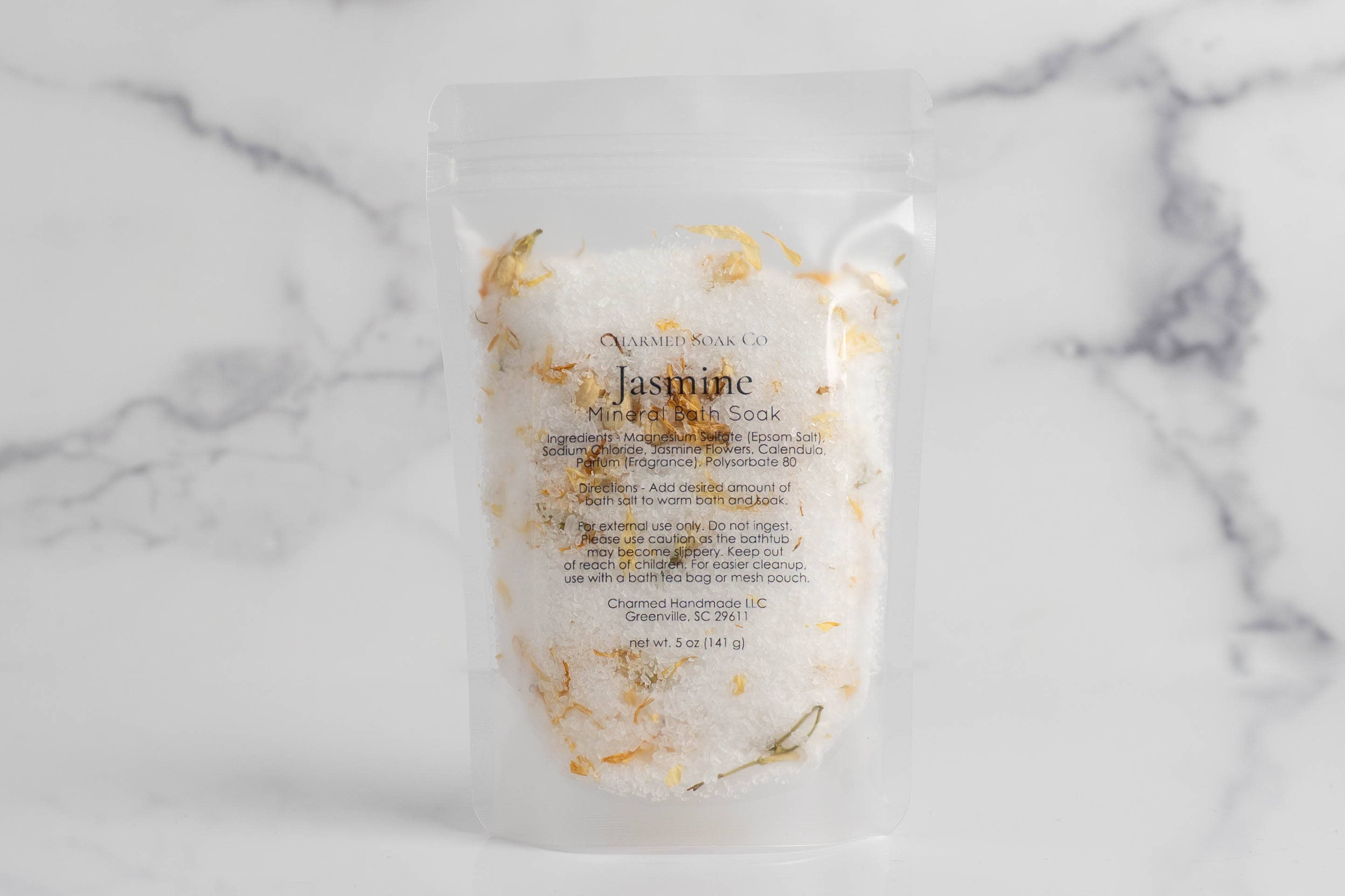 Botanical Bath Soaks | Pouch | Branded & Unlabeled: Branded / Lavender