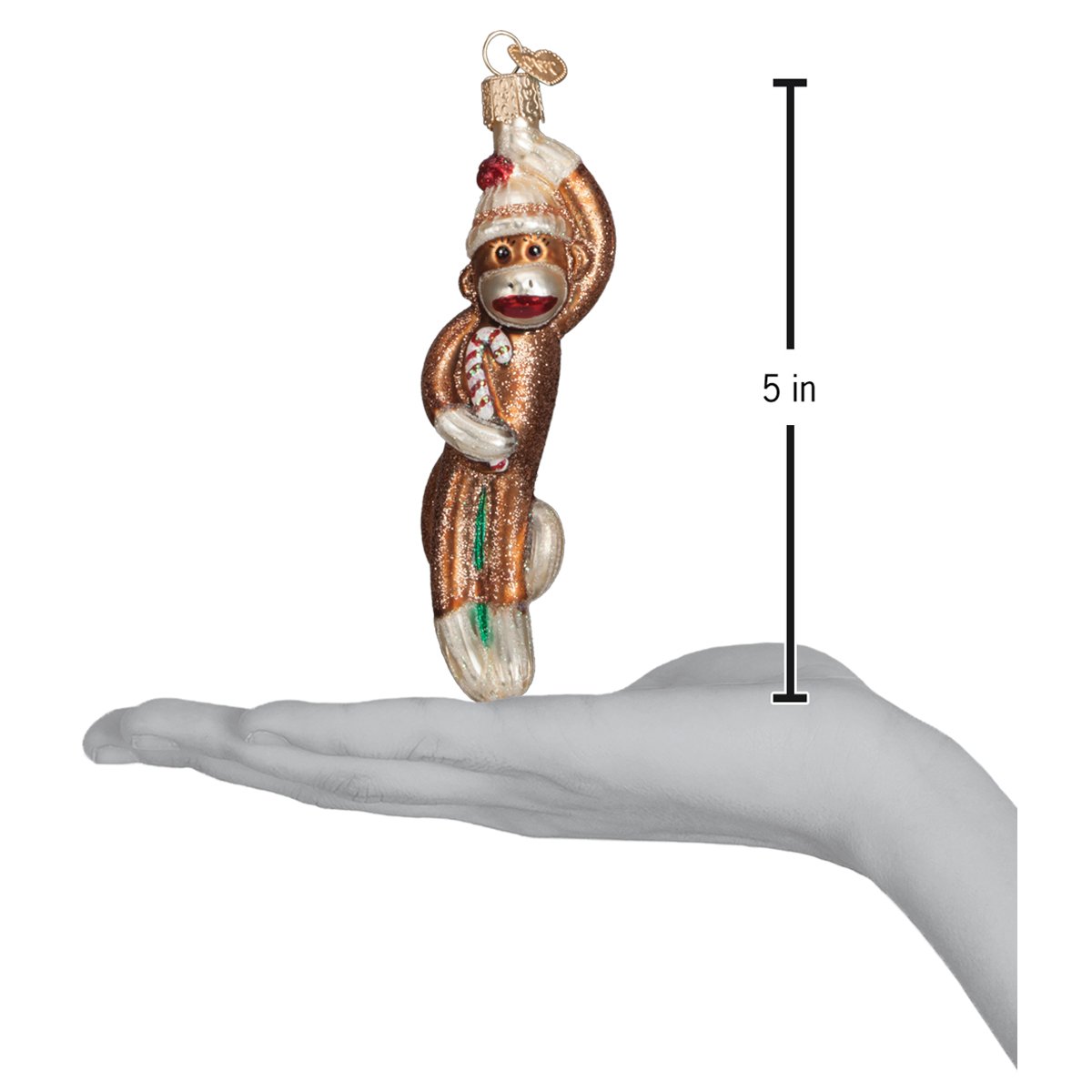 Sock Monkey Ornament Old World Christmas