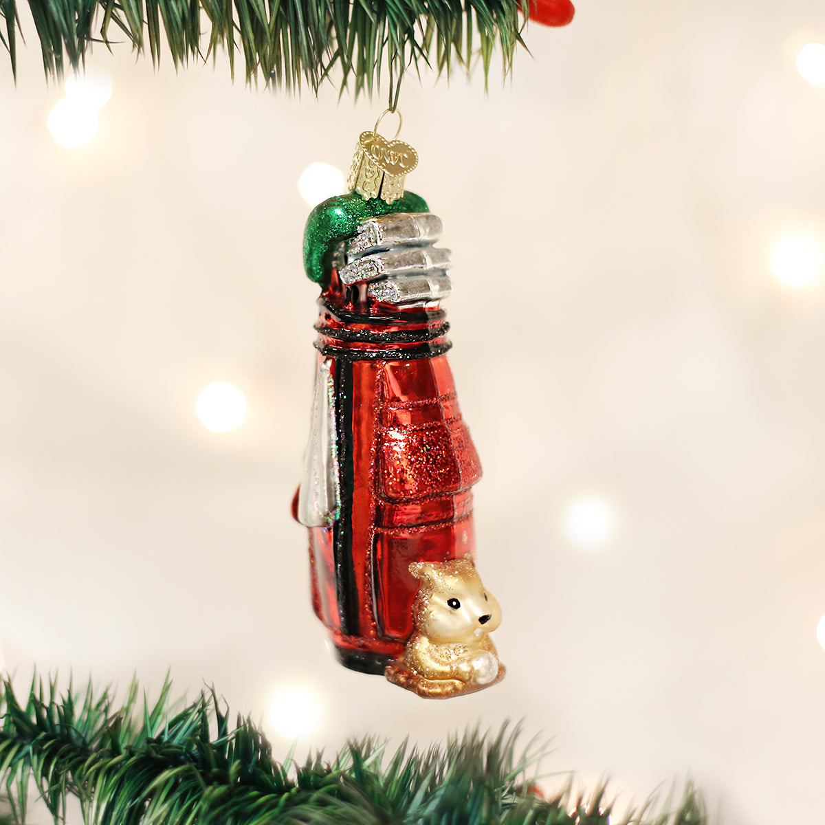 Golf Bag Ornament Old World Christmas