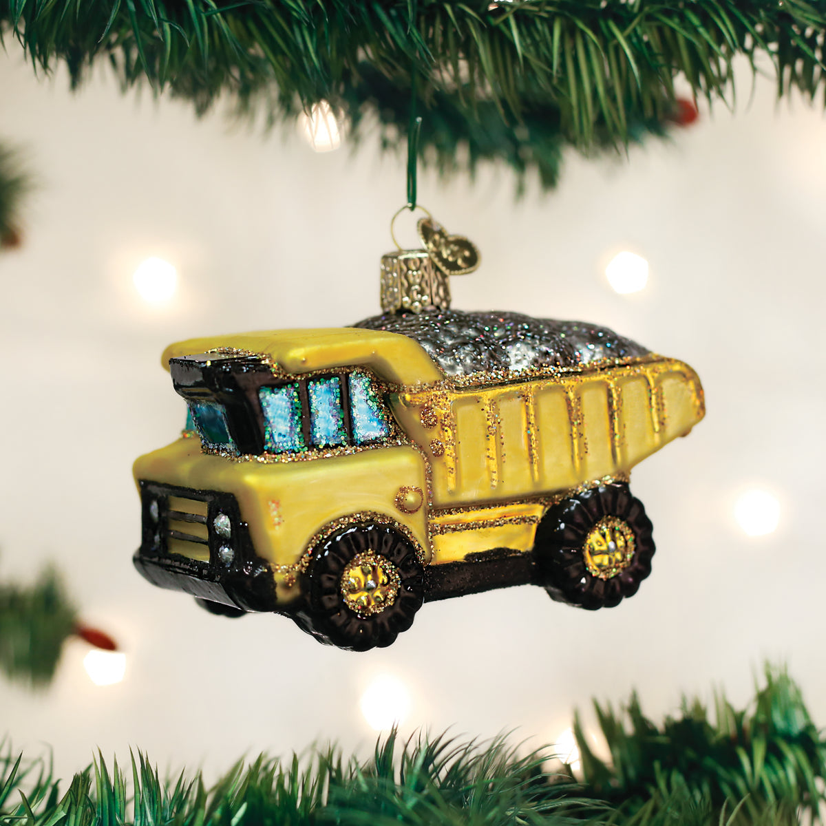Toy Dump Truck Ornament Old World Christmas