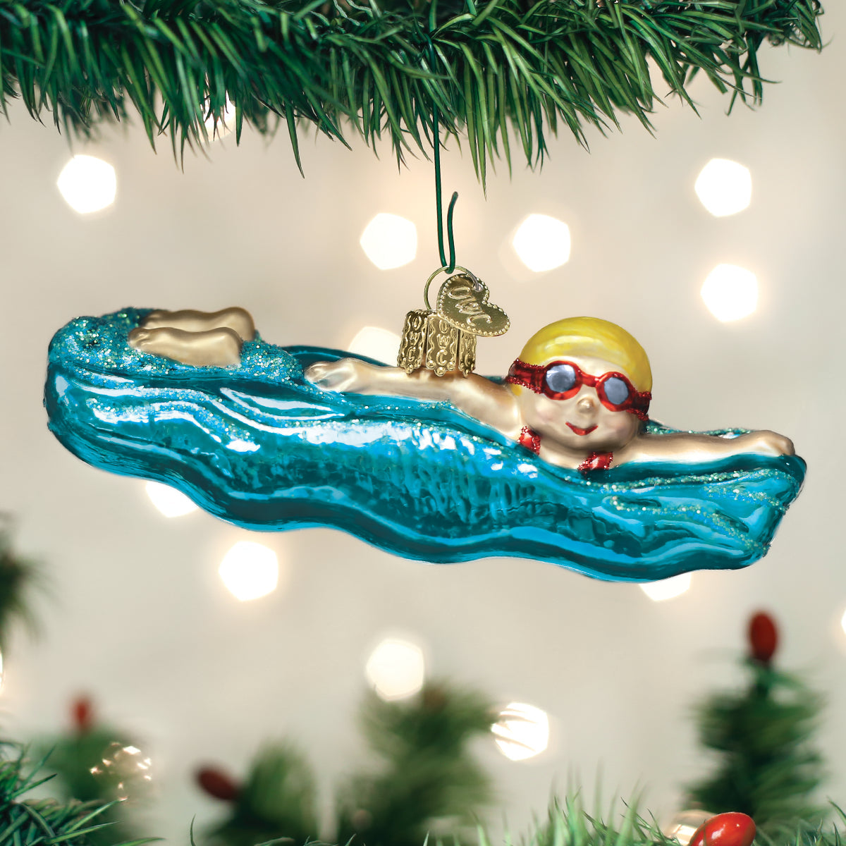 Swimming Ornament Old World Christmas