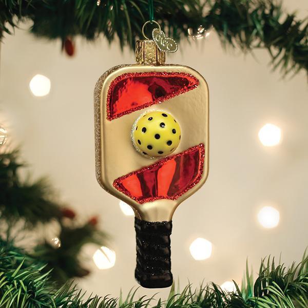 Pickleball Paddle Ornament Old World Christmas