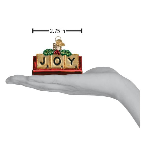 Joy Ornament Old World Christmas