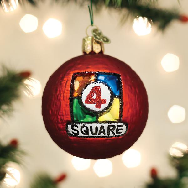 4 Square Ball Ornament Old World Christmas