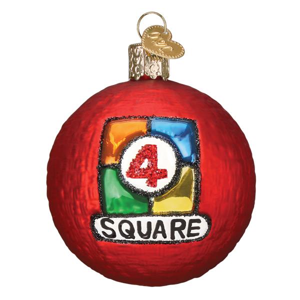 4 Square Ball Ornament Old World Christmas