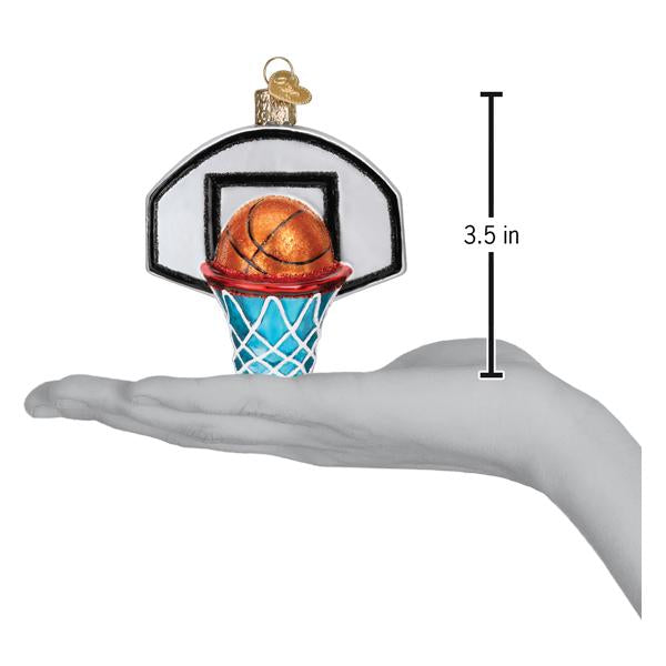 Basketball Hoop Ornament Old World Christmas