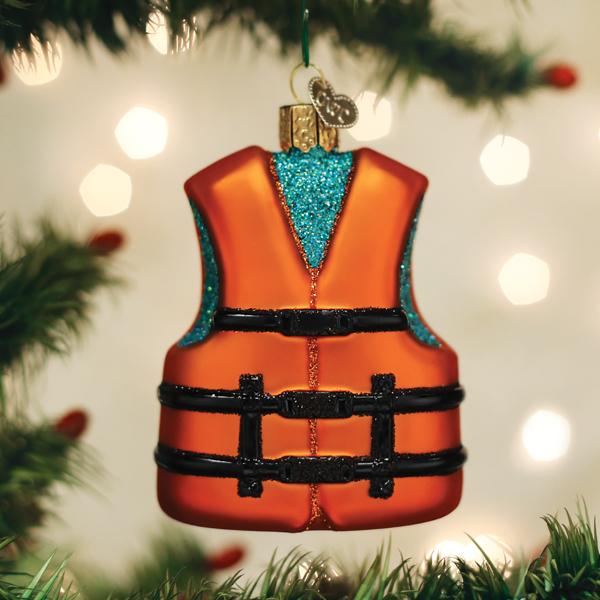 Life Jacket Ornament Old World Christmas