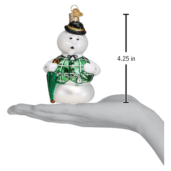 Sam The Snowman Ornament Old World Christmas