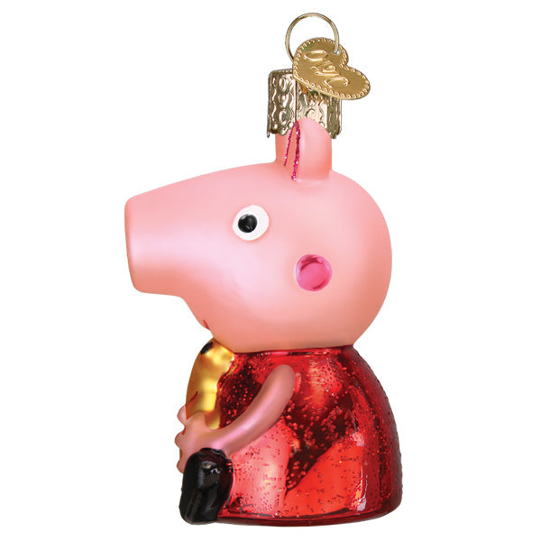 Peppa Pig With Teddy Ornament Old World Christmas