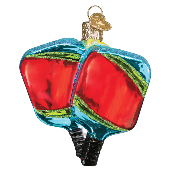 Pickleball Paddles Ornament Old World Christmas