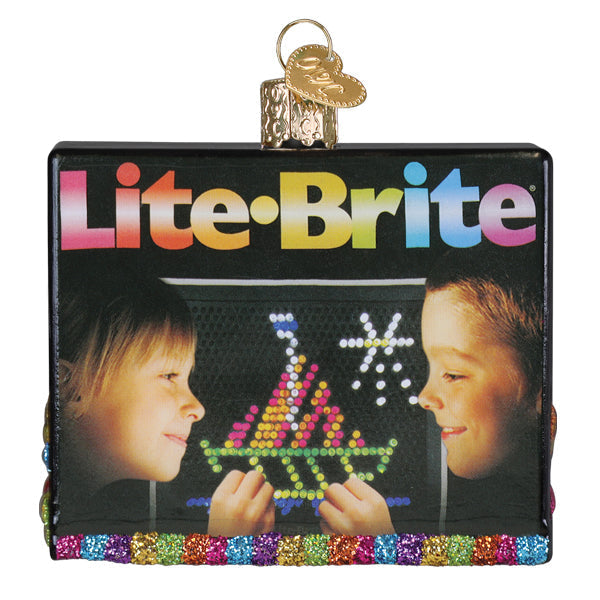 Lite Brite Box Ornament Old World Christmas