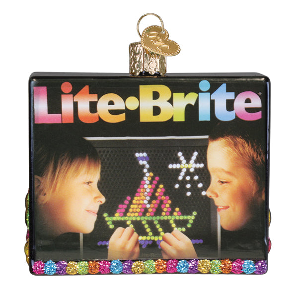 Lite Brite Box Ornament Old World Christmas