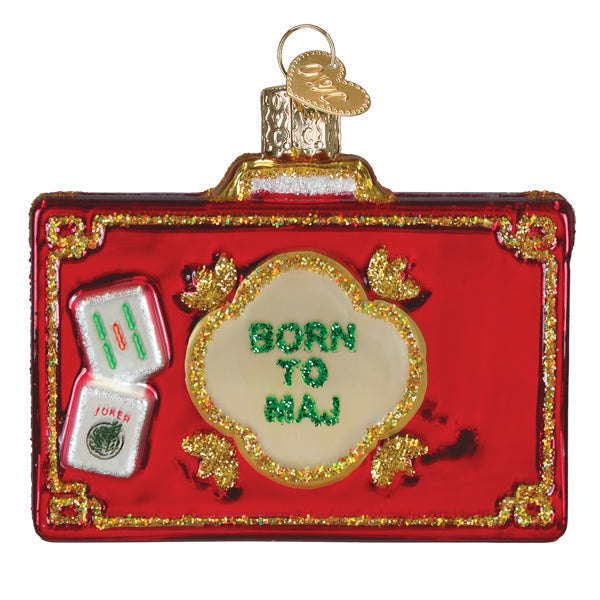 Rack N Roll Mahjong Ornament Old World Christmas