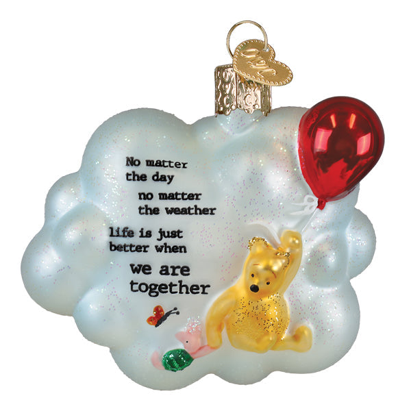 Winnie And Piglet Together Ornament Old World Christmas