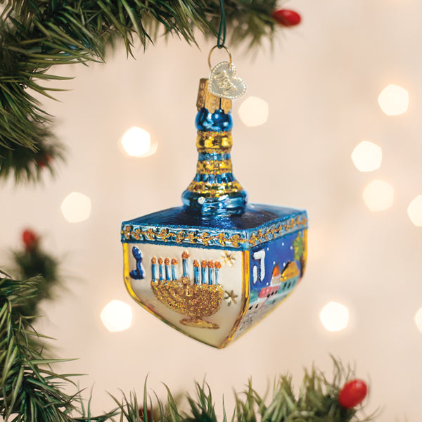 Hanukkah Dreidel Ornament Old World Christmas