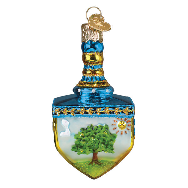 Hanukkah Dreidel Ornament Old World Christmas