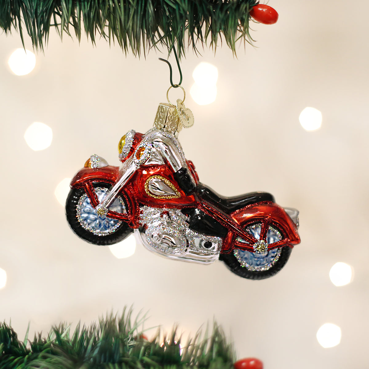 Motorcycle Ornament Old World Christmas