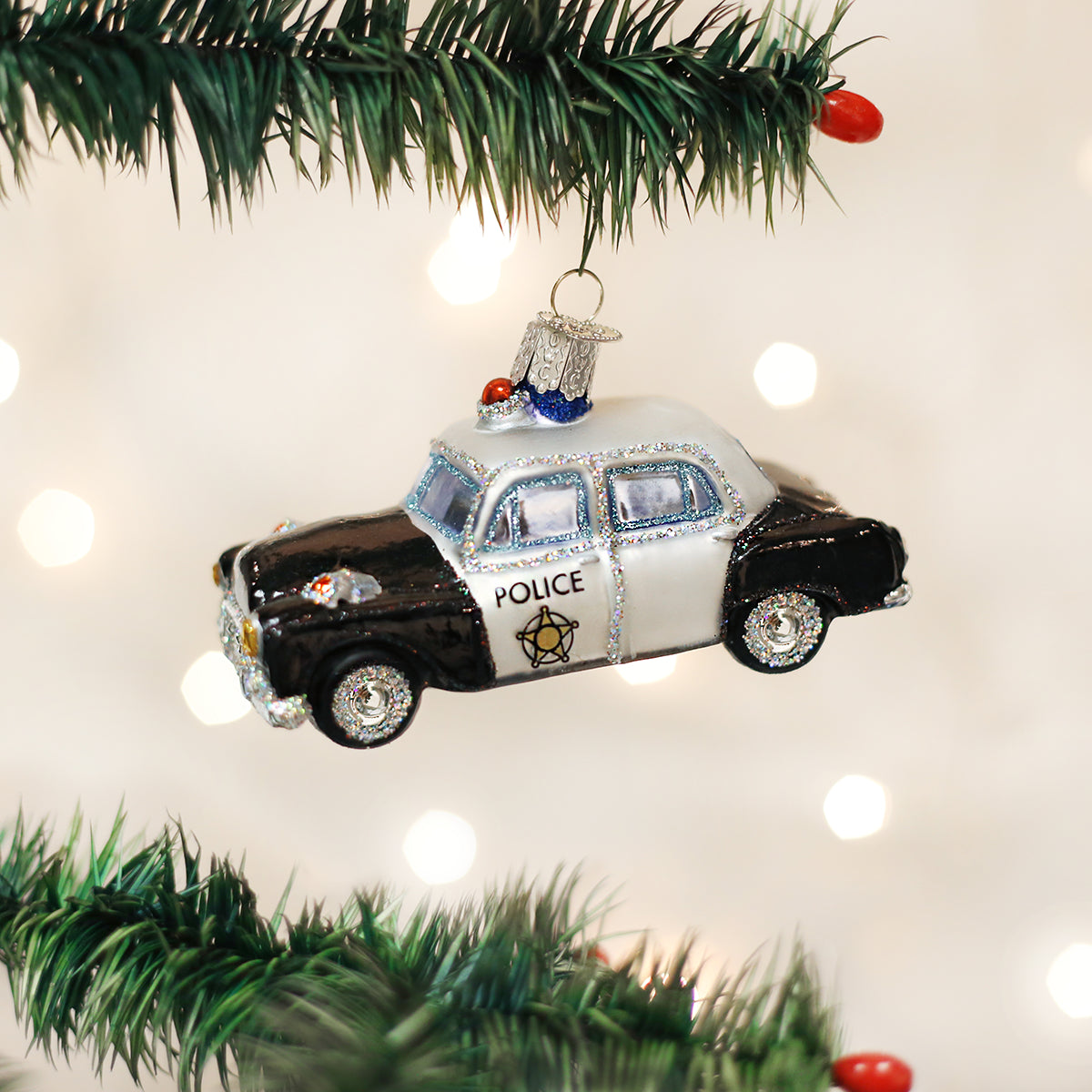 Police Car Ornament Old World Christmas