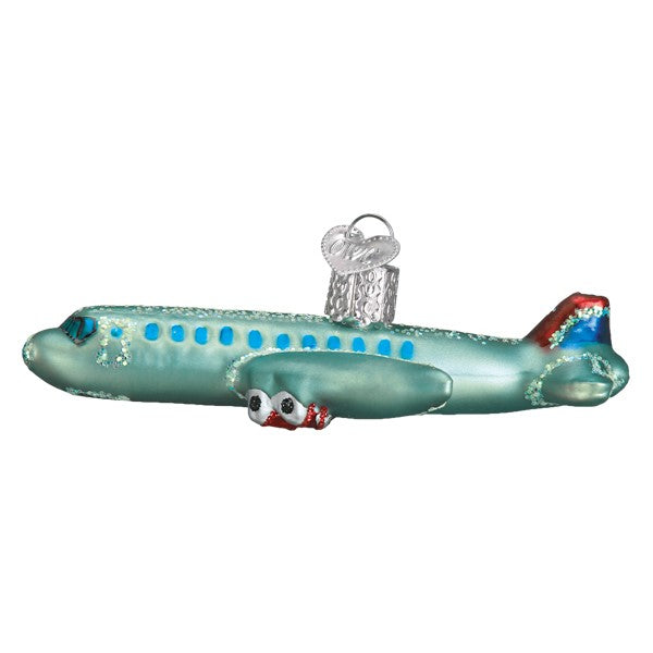 Passenger Plane Ornament Old World Christmas