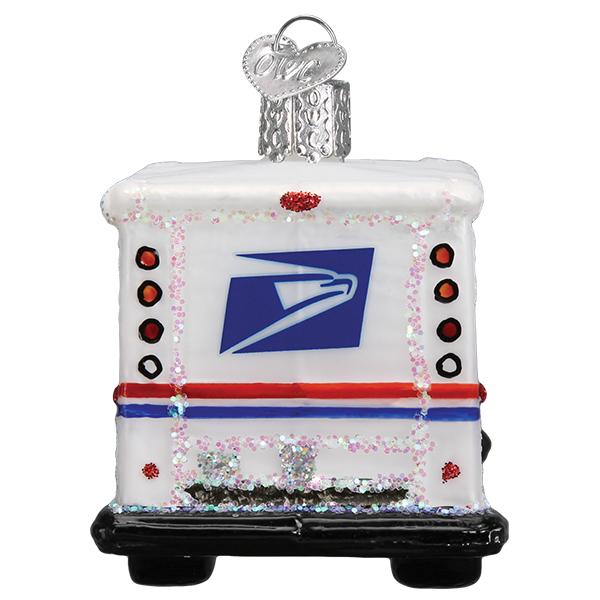 USPS Mail Truck Ornament Old World Christmas
