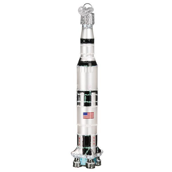 Saturn V Rocket Ornament Old World Christmas