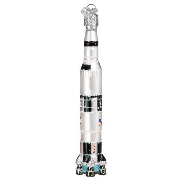 Saturn V Rocket Ornament Old World Christmas