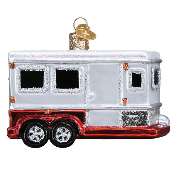 Horse Trailer Ornament Old World Christmas