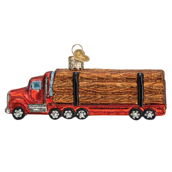 Logging Truck Ornament Old World Christmas