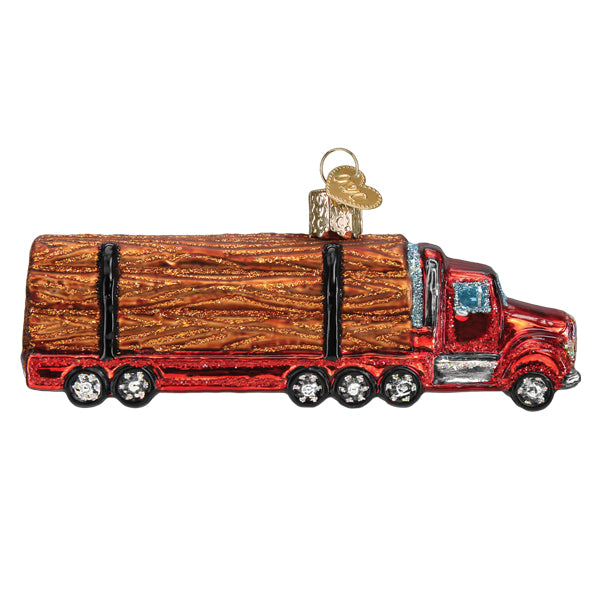 Logging Truck Ornament Old World Christmas