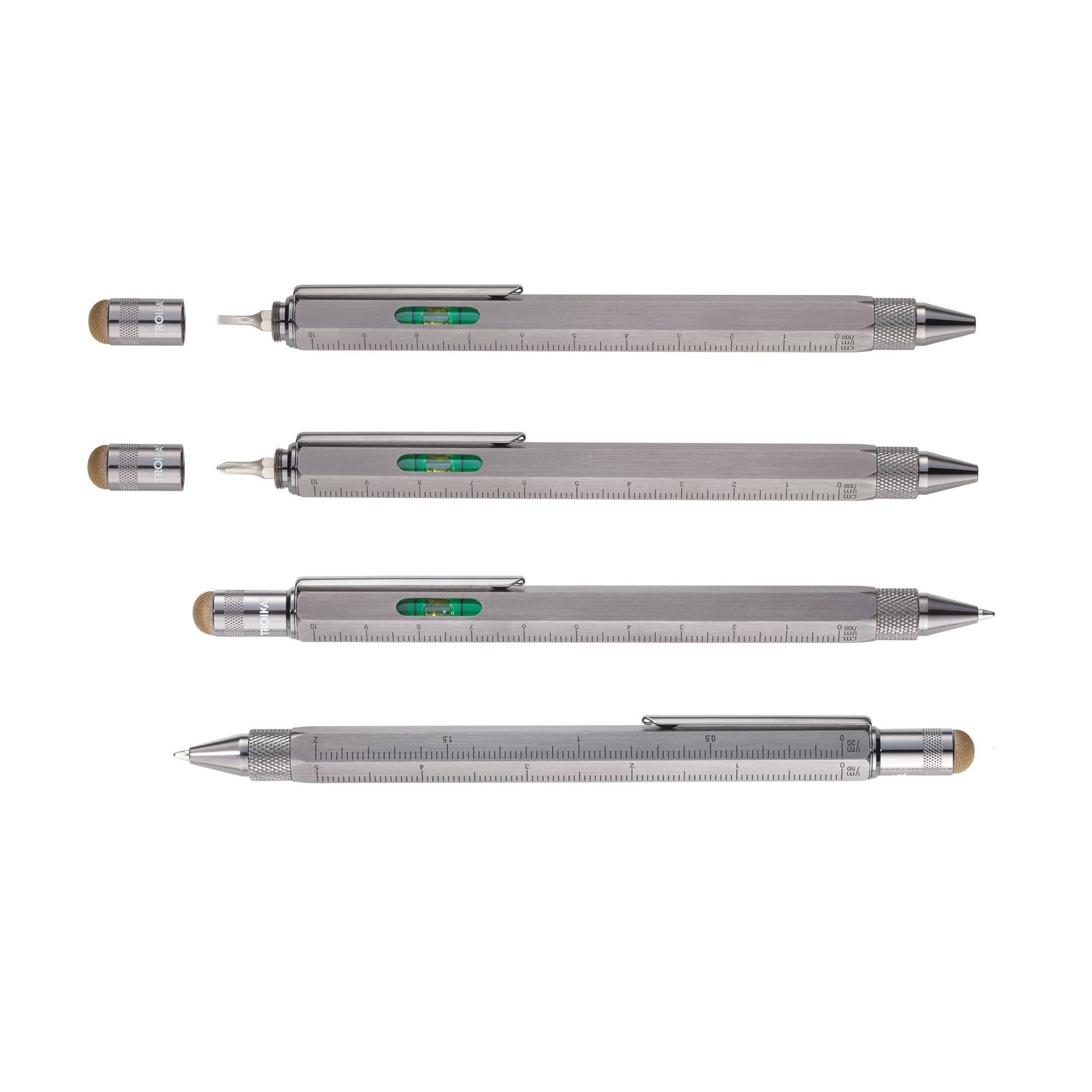 Troika Construction Ballpoint Tool Pen: Black Gold