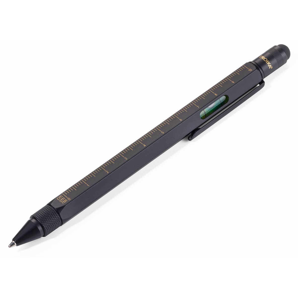 Troika Construction Ballpoint Tool Pen: Black Gold