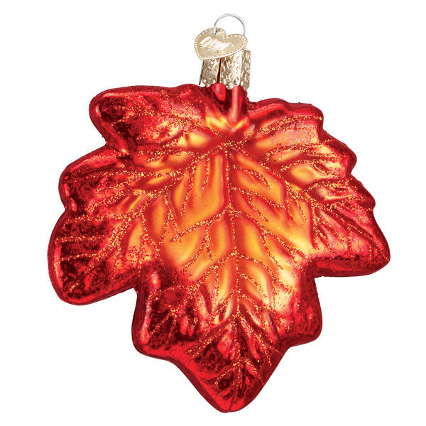 Red Maple Leaf Ornament Old World Christmas