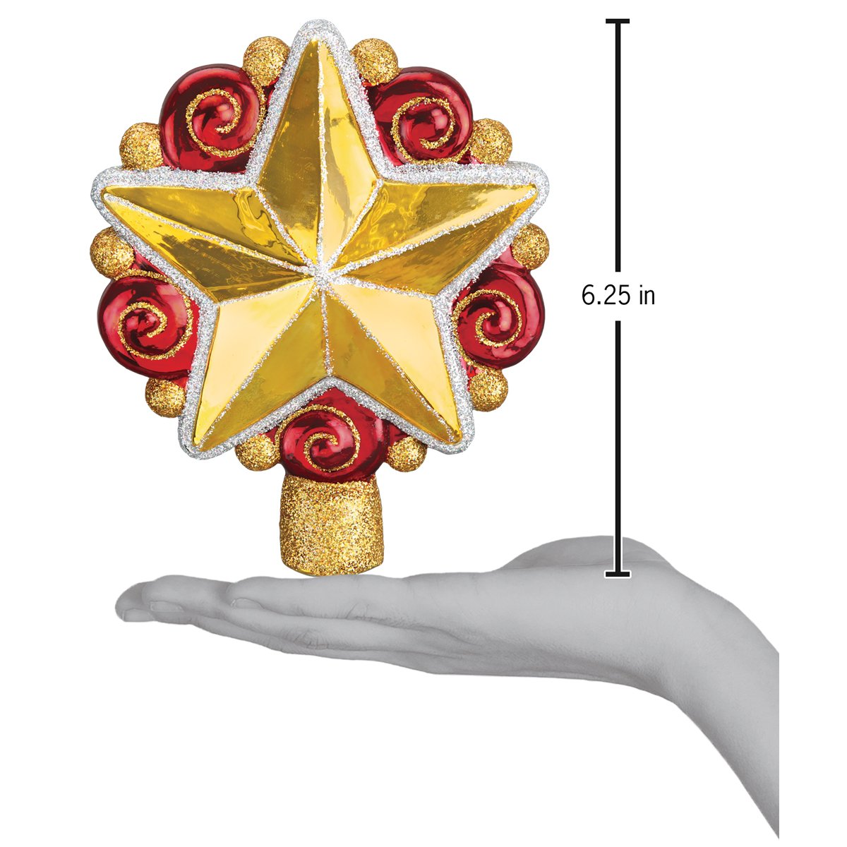 Swirly Star Tree Top Old World Christmas