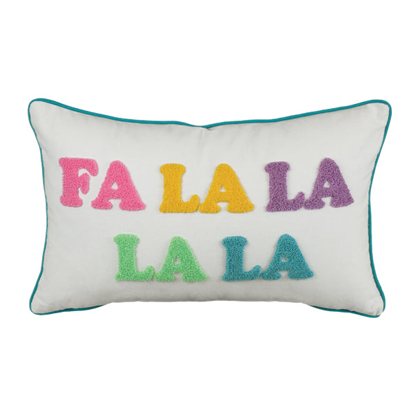 20" Fa La La La La Rectangle Pillow Old World Christmas