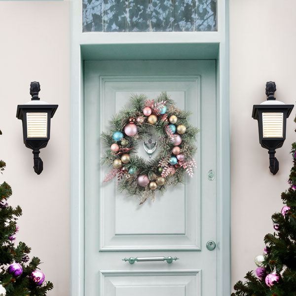 24" Touch of Whimsy Pastel Wreath Old World Christmas