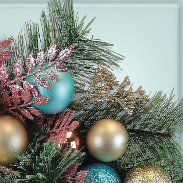 24" Touch of Whimsy Pastel Wreath Old World Christmas