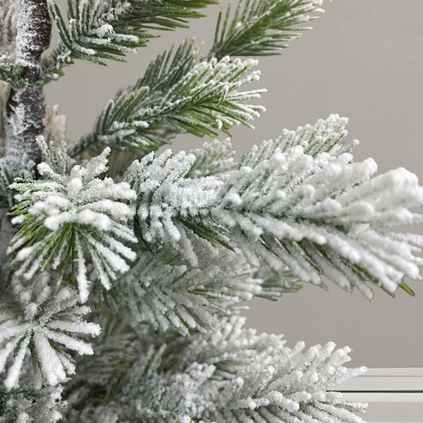 23" Frosted Balsam Tree with Burlap Base Old World Christmas