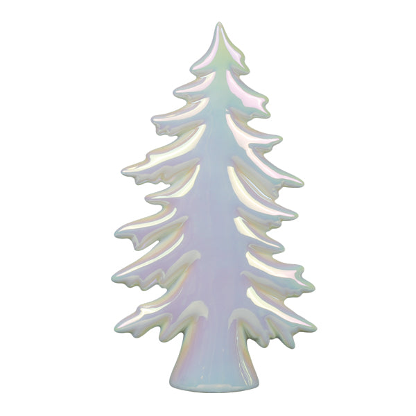 Iridescent Ceramic Trees Set Old World Christmas