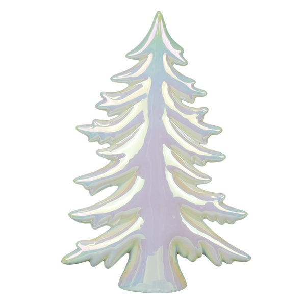 Iridescent Ceramic Trees Set Old World Christmas