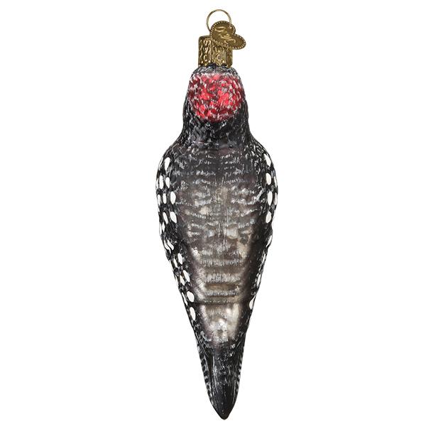 Vintage Hairy Woodpecker Ornament Old World Christmas