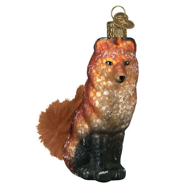 Vintage Fox Ornament Old World Christmas