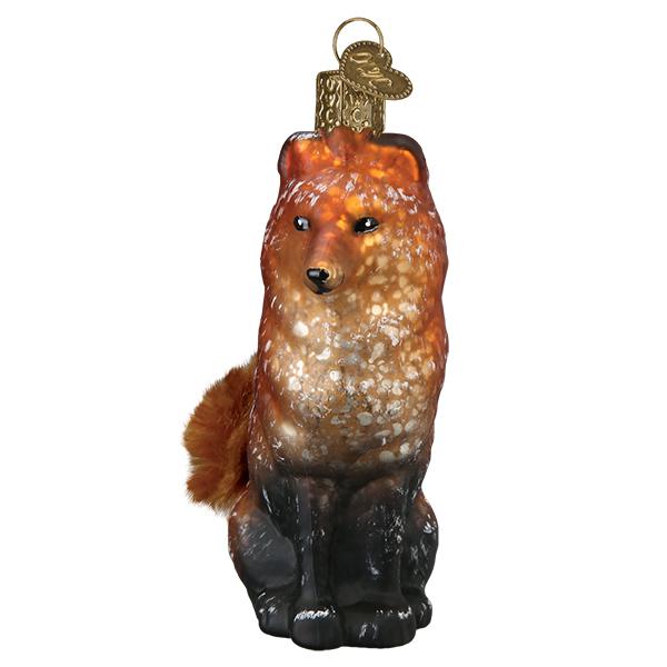 Vintage Fox Ornament Old World Christmas