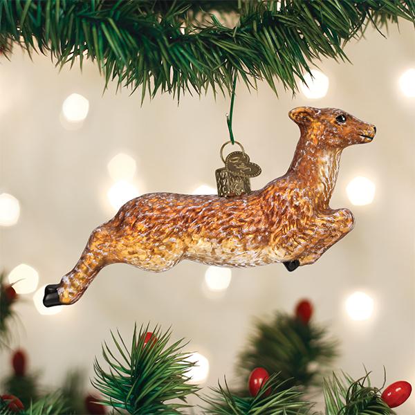Vintage Deer Ornament Old World Christmas