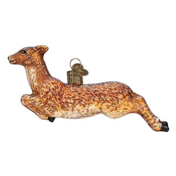 Vintage Deer Ornament Old World Christmas