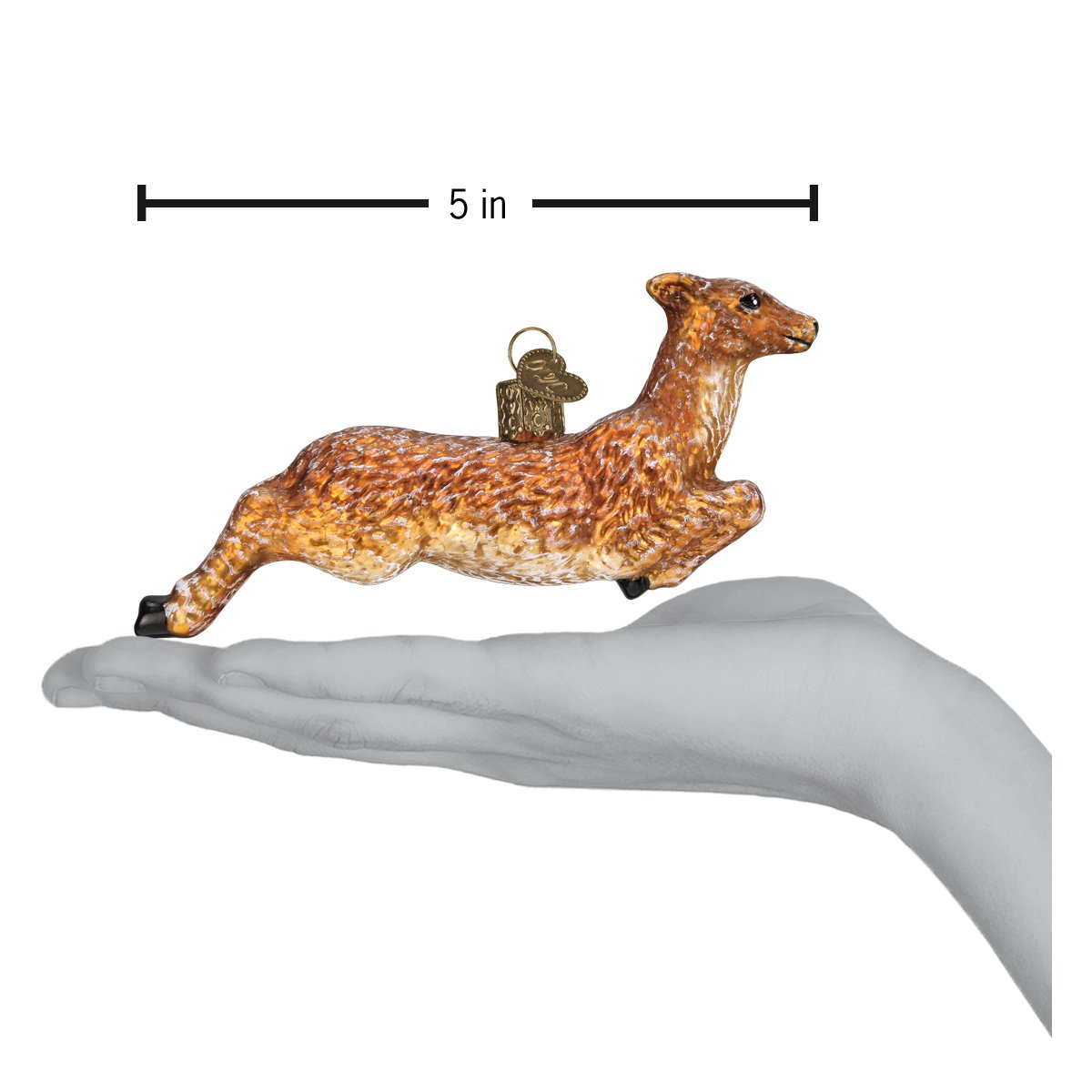 Vintage Deer Ornament Old World Christmas