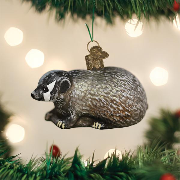 Vintage Badger Ornament Old World Christmas