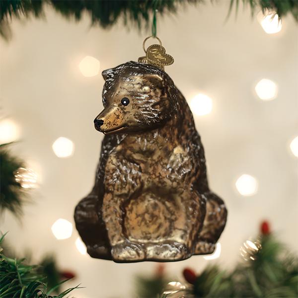 Vintage Bear Ornament Old World Christmas