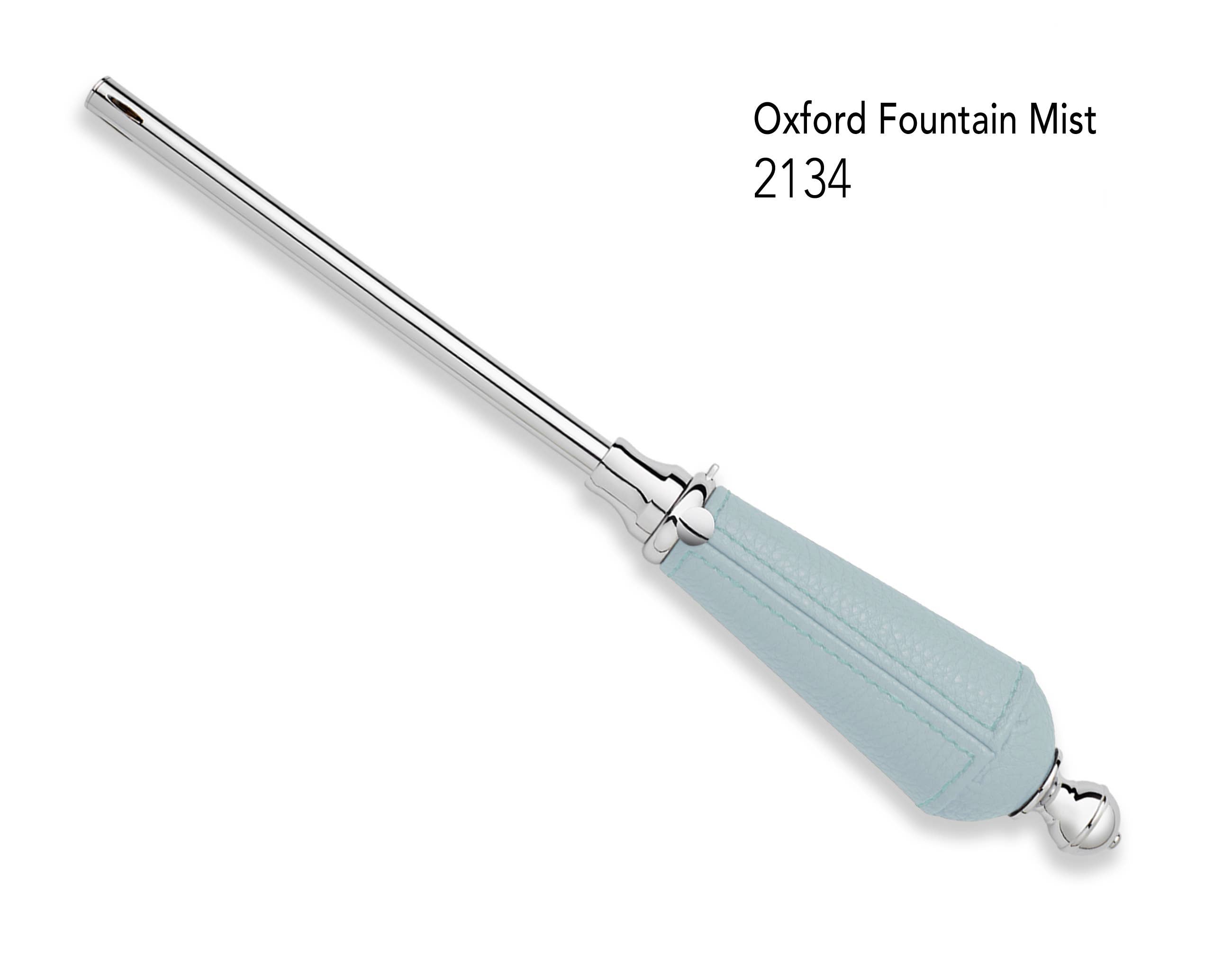 Oxford Soiree Fountain Mist w/Chrome - Luxury Lighter: Blue / Silver Social Lighters