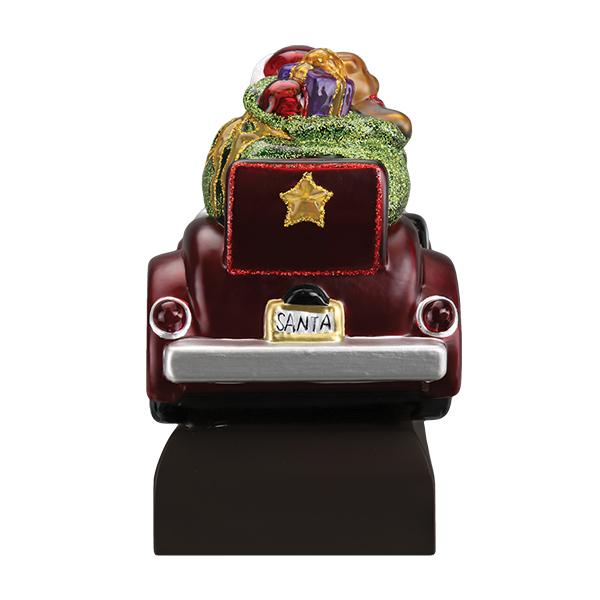 Santa In Antique Car Light Old World Christmas